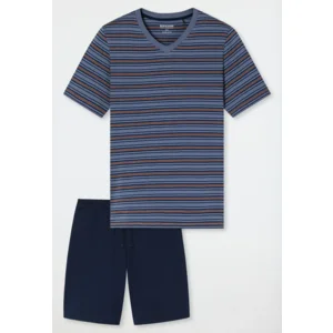 Schiesser – Casual NIghtwear – Pyjama – 183588 – Blauwgrijs