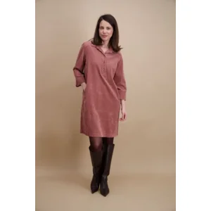 Signe Nature Kleed: Ribfluweel, oud roze ( Signe.1409 )