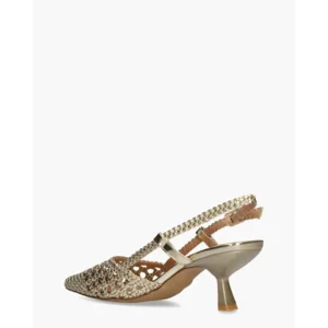 Lisa & Jo Waqi Goud Dames Slingbacks