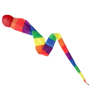 Komeetbal - Regenboog - 100cm - Kleur willekeurig geleverd