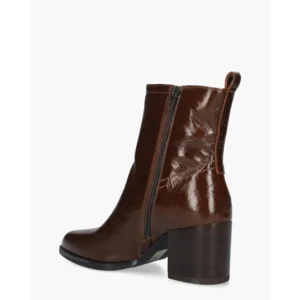 Gioia Agnes Bruin Dames Enkelboots