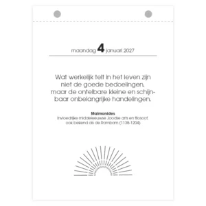 Scheurkalender - Happinez - 2027 - 13x18cm