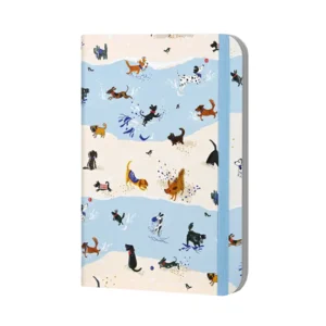 Notitieboek - Mid size journal - Playful pups - 16x21cm