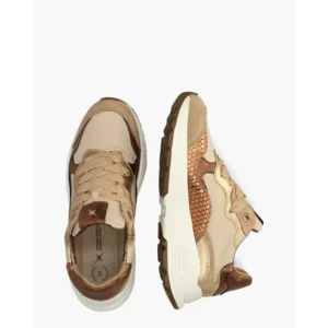Xsensible Rainbow Beige/Koper Damessneakers