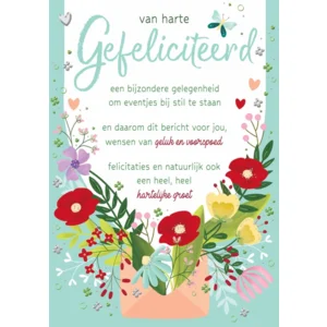 Kaart - Gefeliciteerd - Lifetime of love - 01-LV.GBE.0016