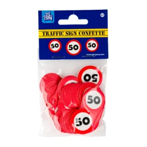 Confetti - 50 - Verkeersbord