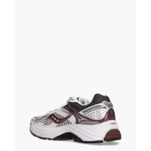 Saucony ProGrid Omni 9 Wit/Bordeaux Damessneakers