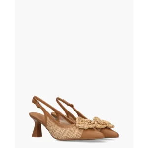 Di Lauro Deriva Bruin Dames Slingbacks