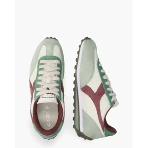 Diadora Sport Rally S Groen/Paars Damessneakers