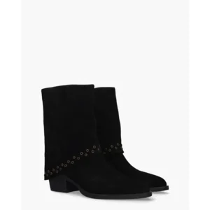 Di Lauro Domizia Zwart Dames Enkelboots
