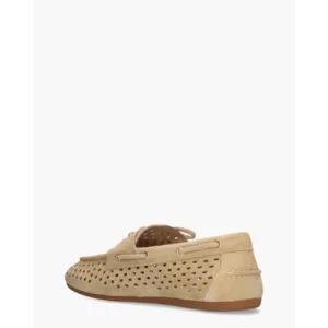 Toral Karmel Beige Dames Veterschoenen