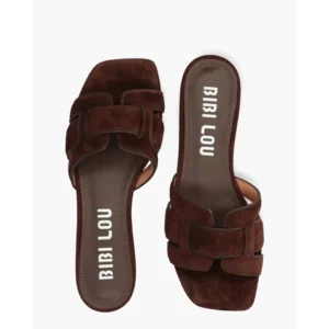 Bibi Lou Holly Donkerbruin Damesslippers
