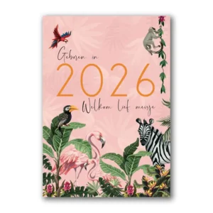 Kaart - Geboren in 2026, welkom lief meisje - ME - GBE.2944