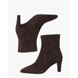 Di Lauro Calandra Donkerbruin Dames Chelseaboots