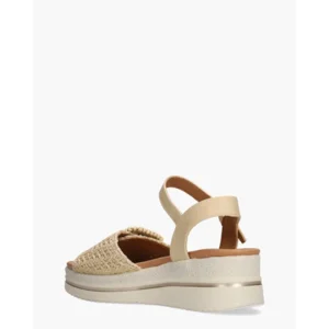 Lisa & Jo Zakia Beige Damessandalen