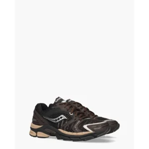 Saucony ProGrid Triumph 4 Donkerbruin/Zwart Damessneakers