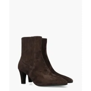 Di Lauro Calandra Donkerbruin Dames Chelseaboots