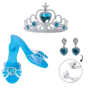 Princess Accessories Box – Prinsessenset 3 Kleuren | Schoenen, Tiara’s & Oorbellen