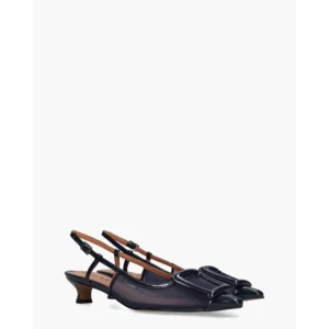 Bibi Lou Bonnie Donkerblauw Dames Slingbackpumps