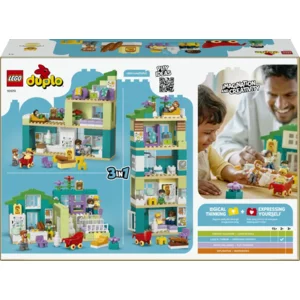 LEGO® 10470 DUPLO® 3-in-1 modern woonhuis met figuren