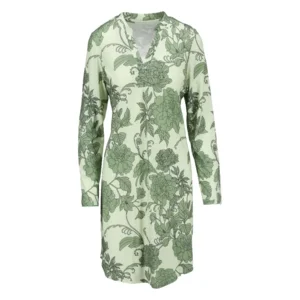 Ringella – Green Flowers – Nachtkleed – 6571012 – Basilicum