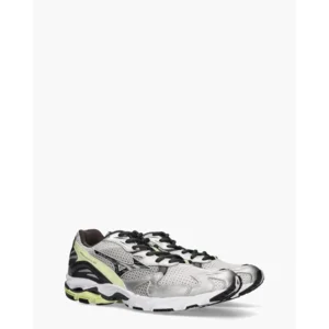 Mizuno Wave Rider 10 Zilver/Lichtgeel Herensneakers