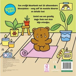 Boek - Kleurboek - Sunny vibes - Comfy & cosy - 1