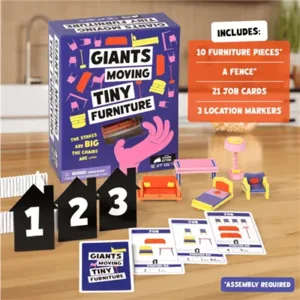 Spel - Partyspel - Giants moving tiny furniture - 3 tot 8 spelers - 7+