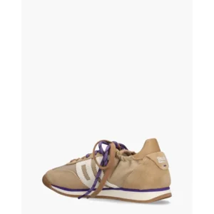 Back 70 Rocket Beige/Paars Damessneakers