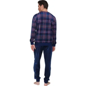 Pastunette heren pyjama: Fleece, Blauw ( 100027 )