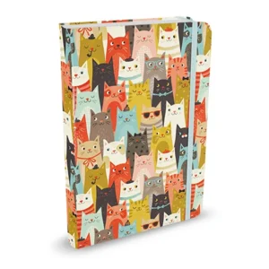 Notitieboek - Compact journal - Cats - 13x18cm