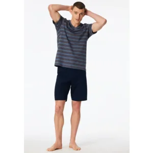 Schiesser – Casual NIghtwear – Pyjama – 183588 – Blauwgrijs