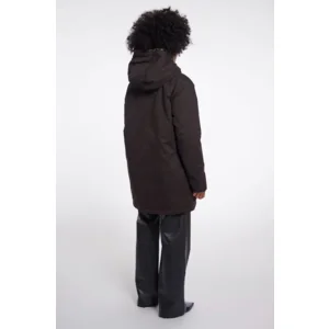 Rino & Pelle Vest: Lindy, Bruin met leopard bont ( RINO.110 )